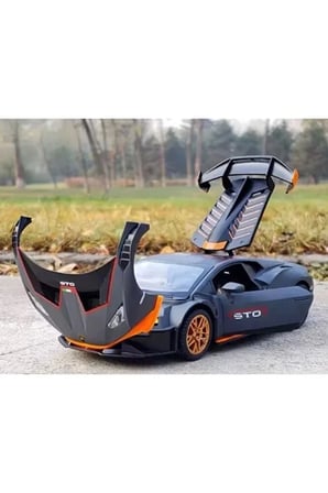 1:24 Lamborghini Huracan STO Diecast Model Araba Açılan Kapılar Özel Seri Model Araba
