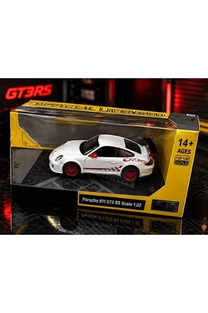 1:26 Ölçek Porsche 911 GT3 RS Diecast Model Araba Açılan Kapılar Porche 911 GT3 RS Araba