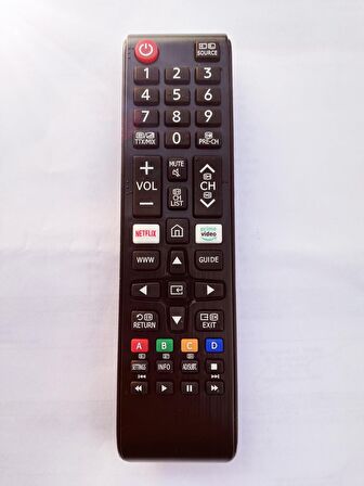 Samsung  Netflix Primevideo Tuşlu 4K Led Tv Kumandası