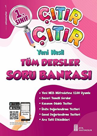 1.Sınıf Çıtır Çıtır Tüm Dersler Soru Bankası + Hafta Sonu Ödevlerim