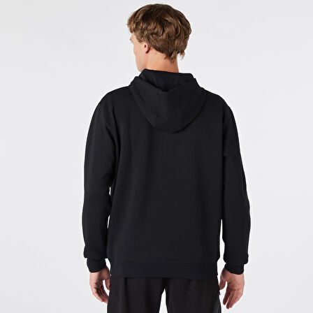 Nautica Erkek Siyah Standart Fit Kapüşonlu Sweatshirt