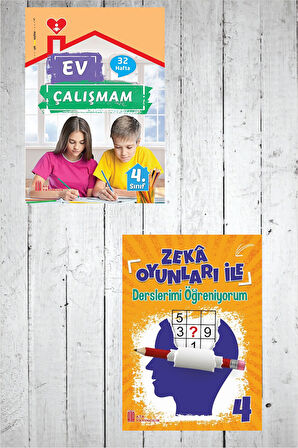 4.Sınıf Ev Çalışmalarım+Zekâ Oyunları ile Derslerimi Öğreniyorum