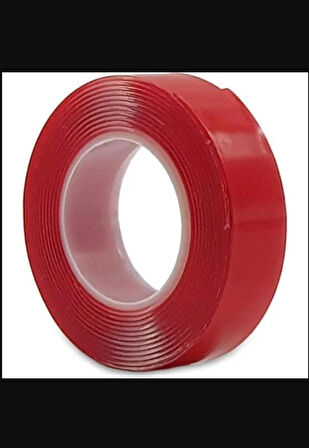 Çift Taraflı Akrilik Yapışkanlı VHB Silikonize Köpük Montaj Bant 16mm x 183cm 5 adet