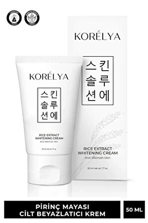 KORELYA Pirinç Mayası Leke Karşıtı Beyazlatıcı Krem - Rice Yeast Whitening Cream 50 ml