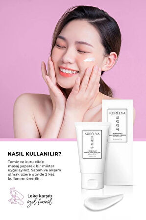 KORELYA Pirinç Mayası Leke Karşıtı Beyazlatıcı Krem - Rice Yeast Whitening Cream 50 ml