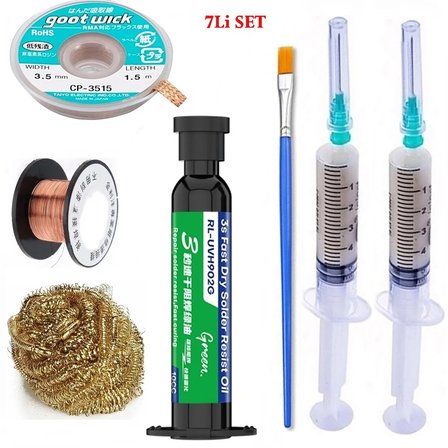 RELIFE RL-UVH902G Uv YeşilJel Yol Kaplama Maskesi ve Çok Amaçlı Yardımcı Elektronik Kart Tamir Malzeme 3,5mm ST01