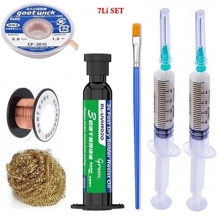 RELIFE RL-UVH902G Uv YeşilJel Yol Kaplama Maskesi ve Çok Amaçlı Yardımcı Elektronik Kart Tamir Malzeme 3,0mm ST09