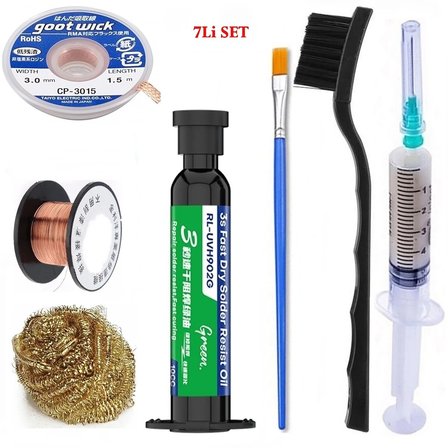 RELIFE RL-UVH902G Uv YeşilJel Yol Kaplama Maskesi ve Çok Amaçlı Yardımcı Elektronik Kart Tamir Malzeme 3,0mm ST11