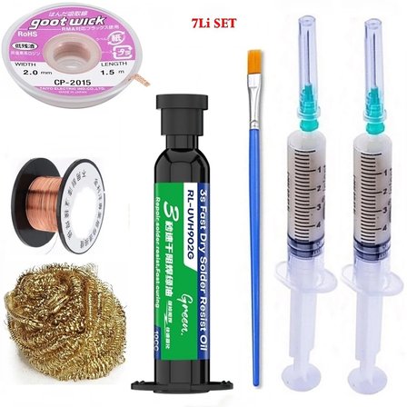 RELIFE RL-UVH902G Uv YeşilJel Yol Kaplama Maskesi ve Çok Amaçlı Yardımcı Elektronik Kart Tamir Malzeme 2,0mm ST03