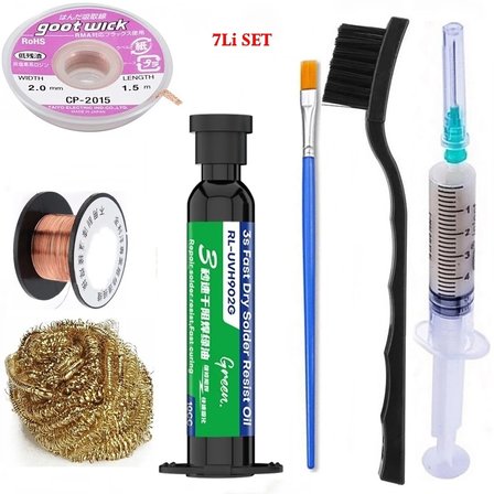 RELIFE RL-UVH902G Uv YeşilJel Yol Kaplama Maskesi ve Çok Amaçlı Yardımcı Elektronik Kart Tamir Malzeme 2,0mm ST18