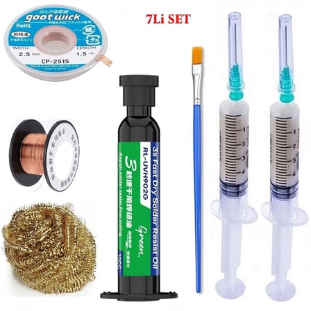 RELIFE RL-UVH902G Uv YeşilJel Yol Kaplama Maskesi ve Çok Amaçlı Yardımcı Elektronik Kart Tamir Malzeme 2,5mm ST06