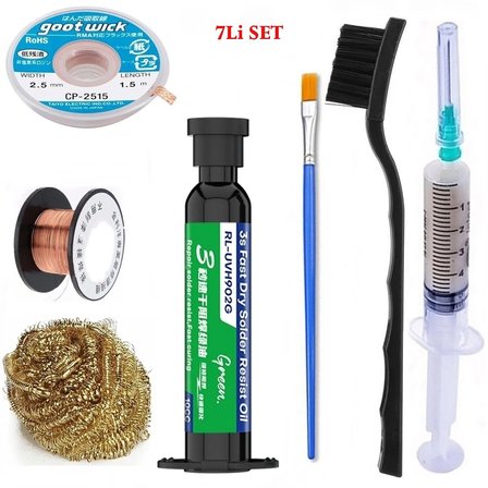 RELIFE RL-UVH902G Uv YeşilJel Yol Kaplama Maskesi ve Çok Amaçlı Yardımcı Elektronik Kart Tamir Malzeme 2,5mm ST18