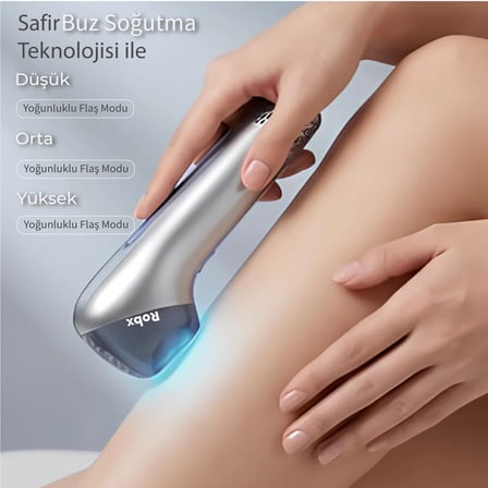 Robx A2030 IPL Sapphire Sogutma 35 joule Ultra Güç Hızlı Etki Çoklu Seri Otomatik Atım Mavi