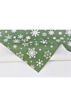 Astarlı Silinebilir Pvc Muşamba Masa Örtüsü - Yeşil Kartane - 1096-4YESİLKARTANE