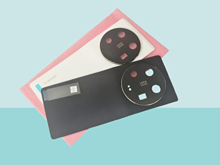 Tkgz - Xiaomi Mi 13 ULTRA Arka Pil Batarya Kapağı Kapak (FULL KAMERA LENSİ ) SİYAH