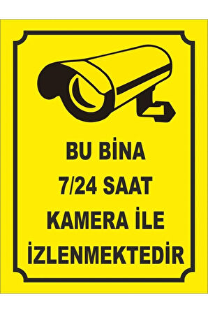 Kamerauyarı Levhaları, Güvenlik Kamerası Uyarı, Ikaz Levhaları