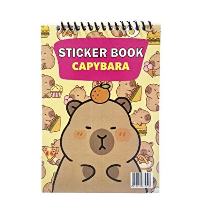 Linea Ars Desing A6 8 Yaprak Sticker Defteri Capybara