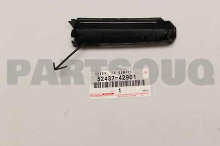TOYOTA RAV4 ÖN TAMPON SAĞ ÜST ÇEKİ DEMİR KAPAK 2020-2024 52437-42901-ORJ