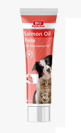 Bio PetActive Salmon Oil Paste Kedi ve Köpek İçin Somon Yağı Macun 100 ML.