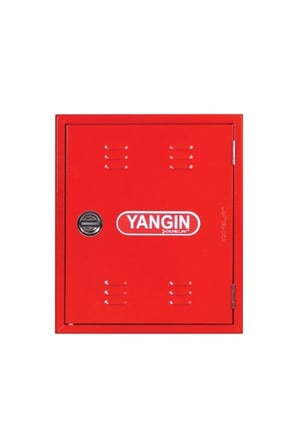 Yangın Dolabı 2 Bez Yangın Hortumlu 25 30)metre Alüminyum Yangın Tüpü