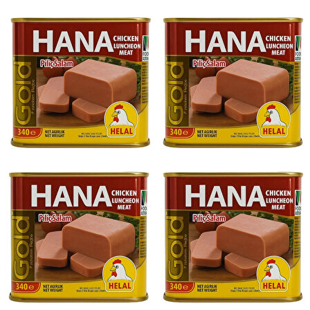  HANA GOLD PİLİÇ SALAM 340 GR X4 ADET