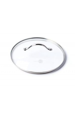  GreenPan 24 cm Cam Kapak | Temperli Cam | Paslanmaz Çelik Kulp | 220°C Fırın Dayanımı |