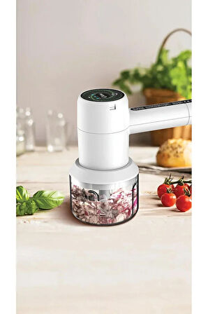 kiwi Kc-8232 2'si 1 Arada Şarjlı Mikser ve Gıda Doğrayıcı Rondo 200 Ml