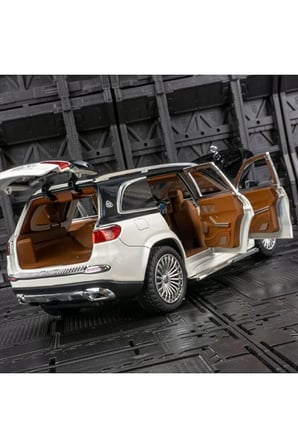Mercedes-Benz Maybach Jip GLS 600 SUV 1:24 Model Araba Diecast Koleksiyon Metal Araba Oyuncak