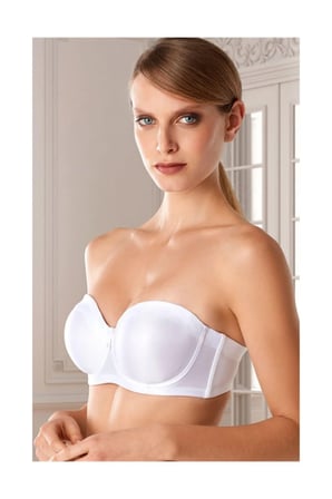 Kadın Straplez Push-up Sütyen 4563
