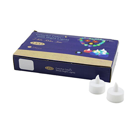 24 ADET MİNİ LEDLİ PİLLİ MUM (5250)