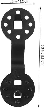 Gölgelik File Klipsi 100 Adet Gölgelik İp Geçirme Aparatı (5250)