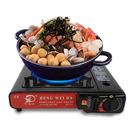 Tekli Portatif Ocak Gaz Stop Emniyetli (5250)