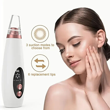 Dijital Göstergeli Siyah Nokta Vakum Cihazı 6 Başlık (5250)