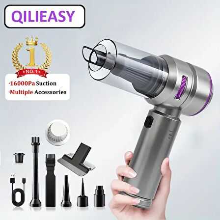 Araç Süpürgesi Kablosuz El Süpürgesi – 16000 Pa Fırçasız Motor (5250)