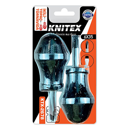 2PCS - YILDIZ-DÜZ  TOPAÇ TORNAVİDA SETİ 6X35 (5250)