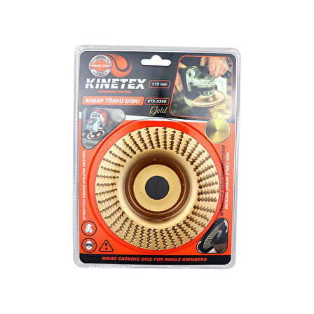 115MM  AHŞAP DİSK EĞE TÖRPÜ GOLD (5250)