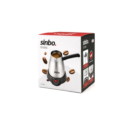 ÇELİK ELEKTRİKLİ CEZVE TÜRK KAHVE MAKİNESİ - 5FİNCAN=400ML 360° KABLOSUZ KULLANIM KATLANIR KULP 700W SCM-2967