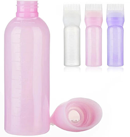 Taraklı Saç Boyama ve Bakım Yağı Uygulama Şişesi (5250)