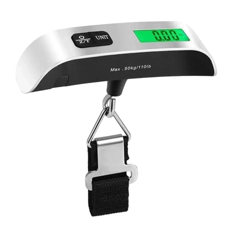 Seyahat Bavul Ağırlık Tartı Dijital LCD Ekran Çok Amaçlı Taşınabilir Bagaj Tartısı Max 50 kg
