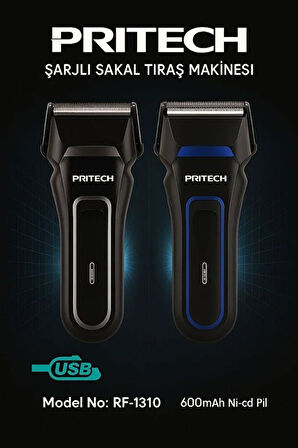 Pritech Şarjlı Sakal Tıraş Makinesi Seyahat RF-1310 (5250)