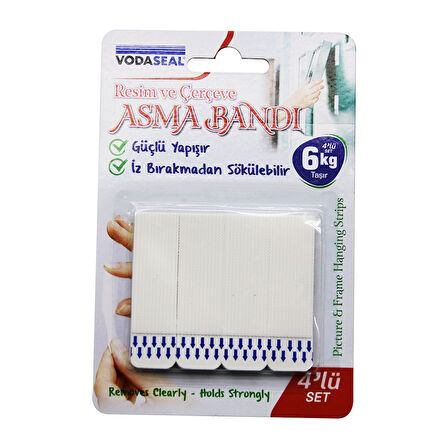 4 PARÇA  RESİM VE ÇERÇEVE ASMA BANTI 6KG.TAŞIMA (5250)