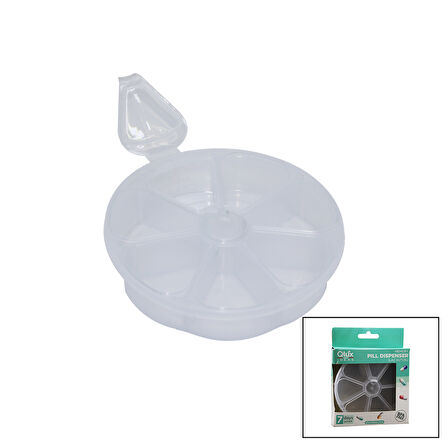 7 BÖLMELİ PLASTİK İLAÇ KUTUSU (5250)