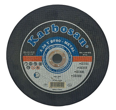 METAL KESİCİ DİSK 230MMX3.0X22 (5250)