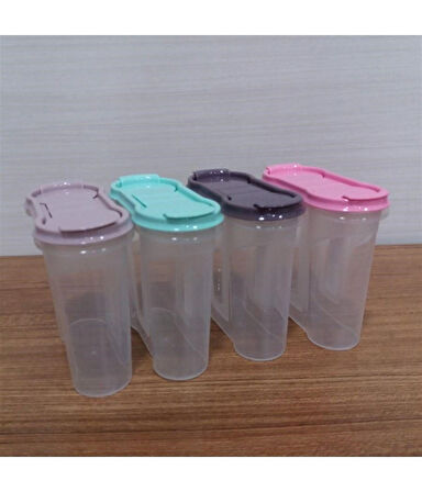 Plastik Kapaklı Majör Baharatlık Baharat Saklama Kutusu Kabı (5250)