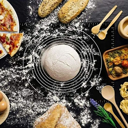 Silikon Çok Amaçlı Geniş Hamur Matı Hamur Açma Matı 40*50 cm (5250)