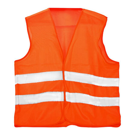 FOSFORLU TURUNCU İKAZ YELEK (5250)