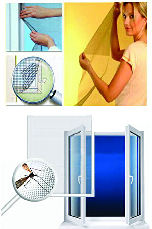 Pencere Cam Sinekliği ( 150 cm x 100 cm. ) (5250)