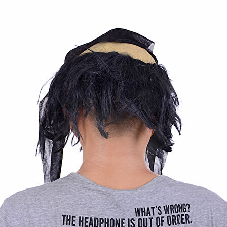 Lateks Saçlı Sakallı Korsan Maskesi (5250)