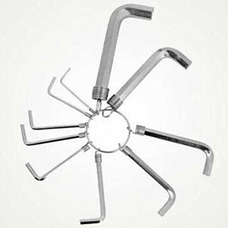 Allen Anahtar Takım Altı Köşeli 10 Parça Alyan (5250)