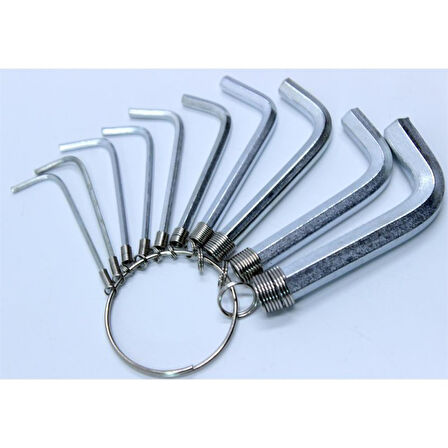 Allen Anahtar Takım Altı Köşeli 10 Parça Alyan (5250)